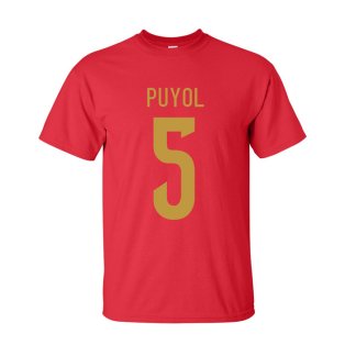 Carlos Puyol Spain Hero T-shirt (red)