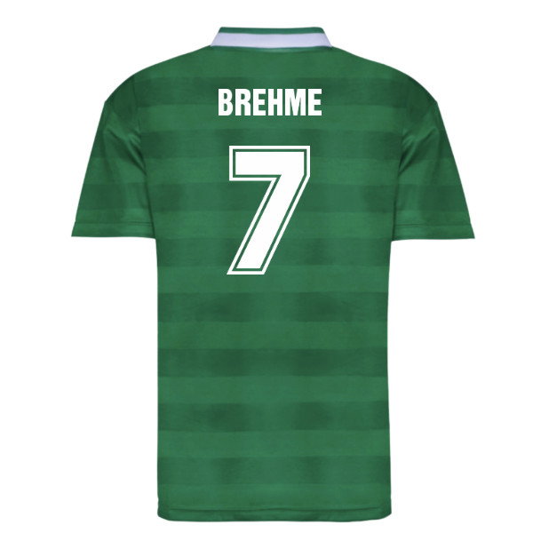 1984 West Germany Away Retro Shirt (Brehme 7)