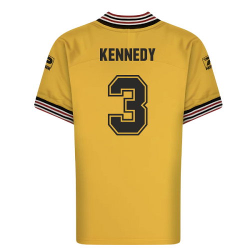 1986-1988 Sunderland Third Retro Shirt (Yellow) (Kennedy 3)
