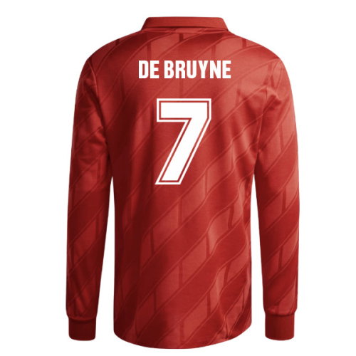 1986 Belgium adidas Originals Reissue Home Shirt (De Bruyne 7)