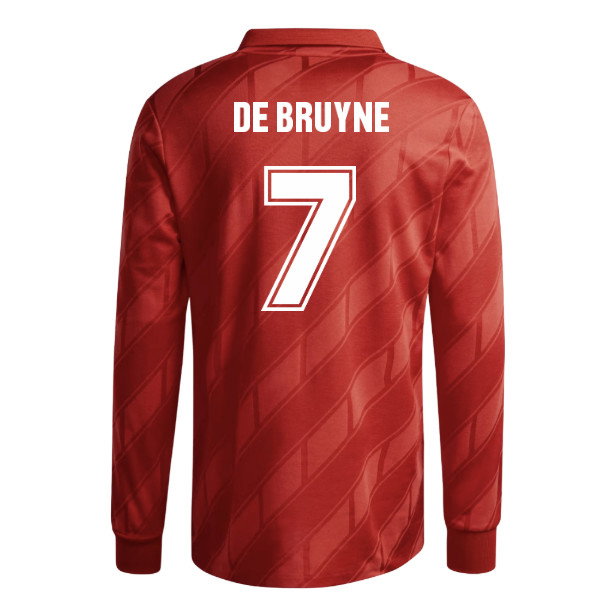 1986 Belgium adidas Originals Reissue Home Shirt (De Bruyne 7)