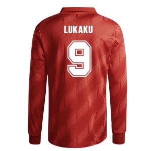 1986 Belgium adidas Originals Reissue Home Shirt (Lukaku 9)