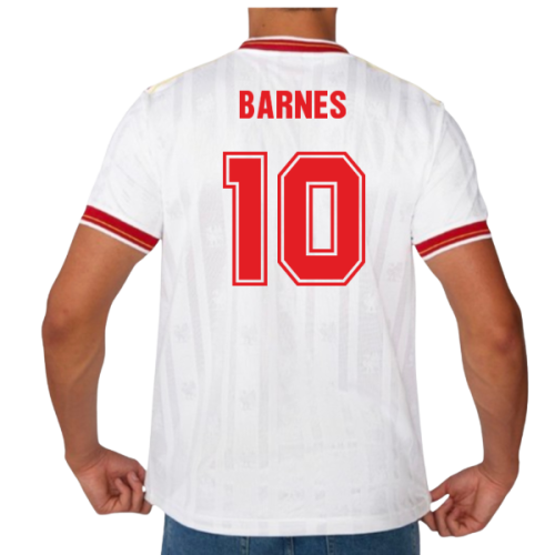 1986 Liverpool Away Crown Paints Retro Shirt (BARNES 10)