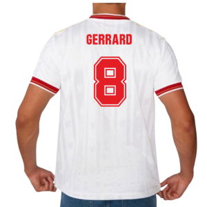 1986 Liverpool Away Crown Paints Retro Shirt (GERRARD 8)