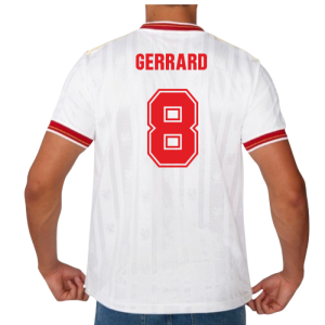 1986 Liverpool Away Crown Paints Retro Shirt (GERRARD 8)