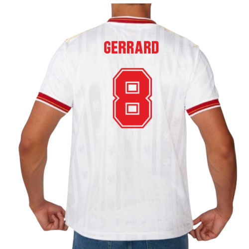 1986 Liverpool Away Crown Paints Retro Shirt (GERRARD 8)