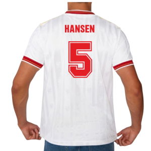 1986 Liverpool Away Crown Paints Retro Shirt (Hansen 5)