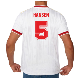 1986 Liverpool Away Crown Paints Retro Shirt (Hansen 5)