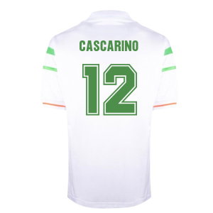 1988 Ireland European Championship Away shirt (Cascarino 12)