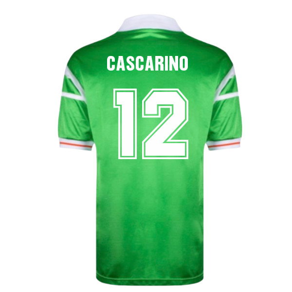 1988 Ireland Home European Championship Shirt (Cascarino 12)