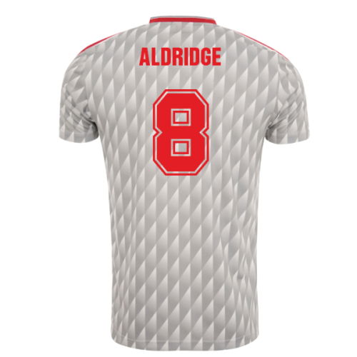 1989-1991 Liverpool Away Candy Retro Shirt (Aldridge 8)
