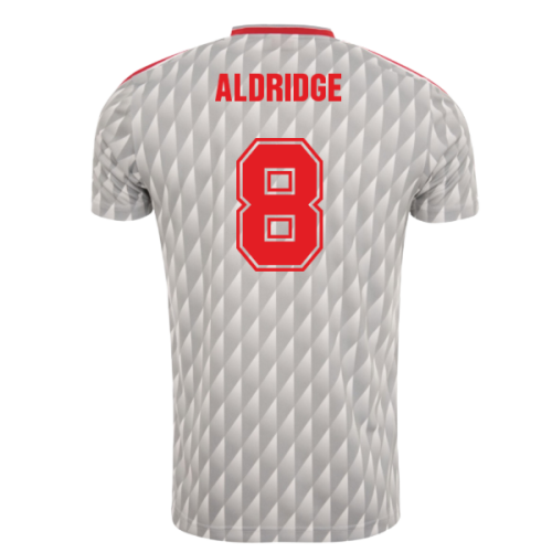 1989-1991 Liverpool Away Candy Retro Shirt (Aldridge 8)