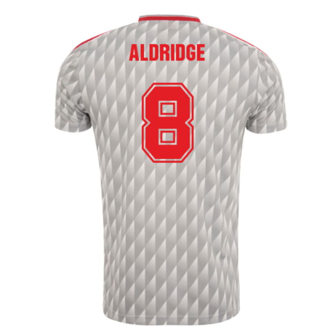 1989-1991 Liverpool Away Candy Retro Shirt (Aldridge 8)