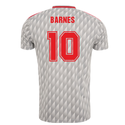 1989-1991 Liverpool Away Candy Retro Shirt (BARNES 10)