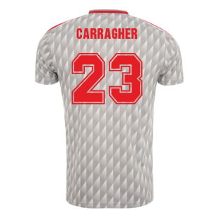 1989-1991 Liverpool Away Candy Retro Shirt (CARRAGHER 23)