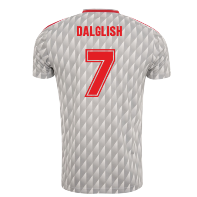 1989-1991 Liverpool Away Candy Retro Shirt (DALGLISH 7)