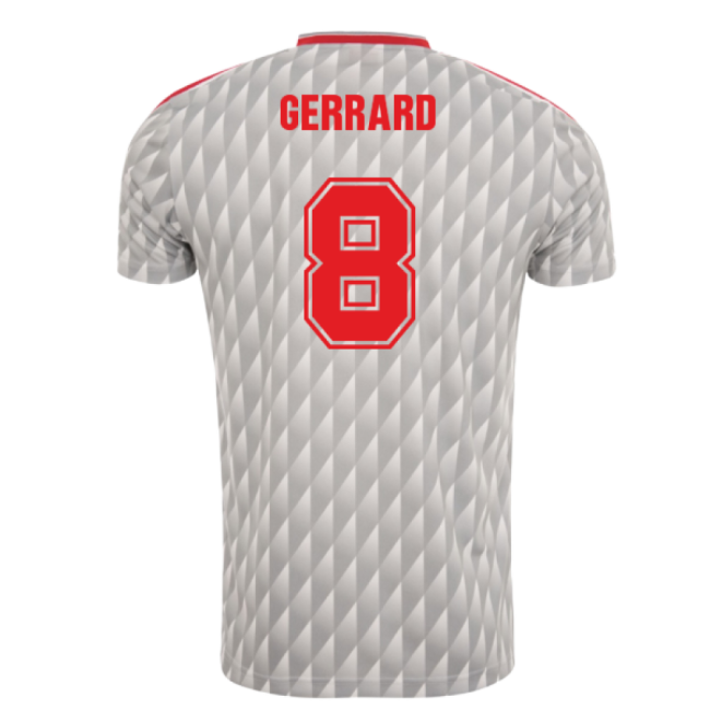 1989-1991 Liverpool Away Candy Retro Shirt (GERRARD 8)