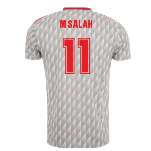 1989-1991 Liverpool Away Candy Retro Shirt (M SALAH 11)