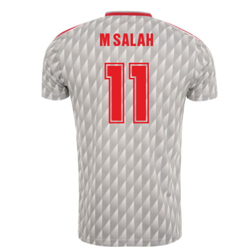 1989-1991 Liverpool Away Candy Retro Shirt (M SALAH 11)