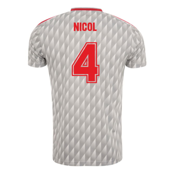 1989-1991 Liverpool Away Candy Retro Shirt (Nicol 4)