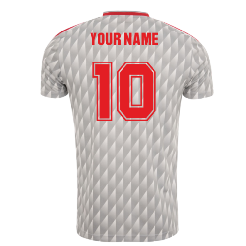 1989-1991 Liverpool Away Candy Retro Shirt (Your Name)