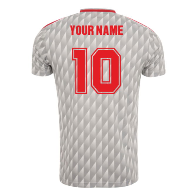 1989-1991 Liverpool Away Candy Retro Shirt (Your Name)
