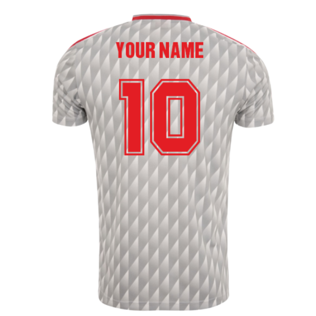 1989-1991 Liverpool Away Candy Retro Shirt (Your Name)