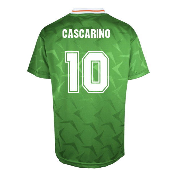 1990 Ireland Home Retro Shirt (Cascarino 10)