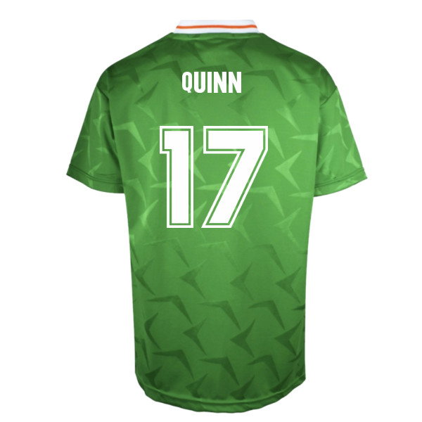 1990 Ireland Home Retro Shirt (Quinn 17)