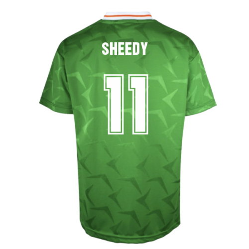 1990 Ireland Home Retro Shirt (Sheedy 11)