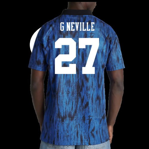 1992-1993 Man Utd Away Retro Shirt (G Neville 27)