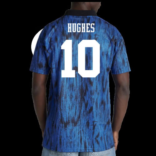 1992-1993 Man Utd Away Retro Shirt (Hughes 10)