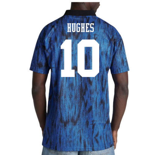 1992-1993 Man Utd Away Retro Shirt (Hughes 10)