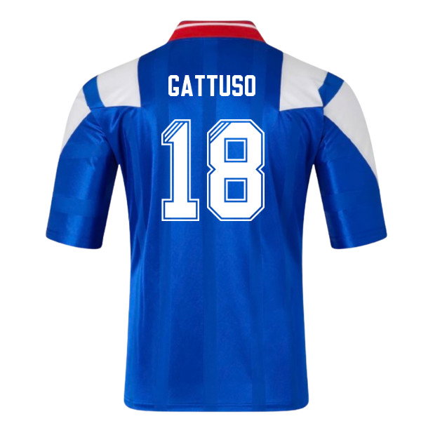 1992-1994 Rangers Retro Home Shirt (GATTUSO 18)