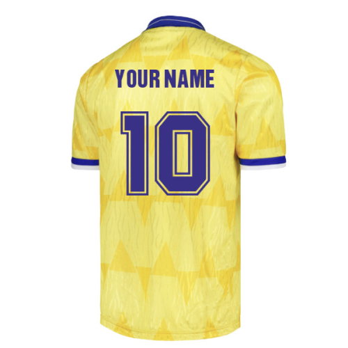 1992 Leeds United Away Retro Shirt (Your Name)