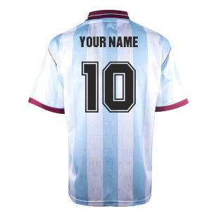 1992 West Ham Score Draw Away Shirt