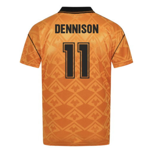 1992 Wolverhampton Wanderers Home Bukta Shirt (Dennison 11)