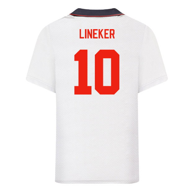 1993 England Home Retro Shirt (Lineker 10)