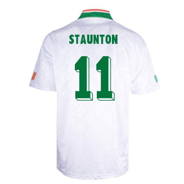 1994 Ireland World Cup Away shirt (Staunton 11)