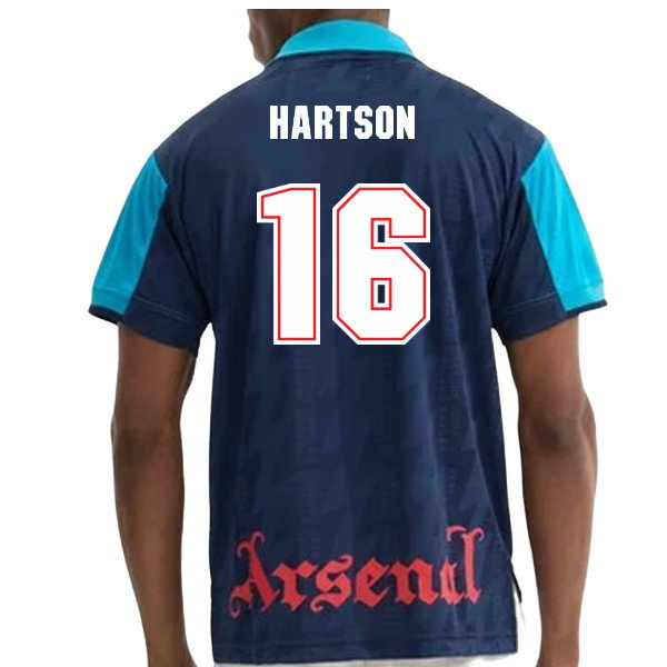 1995 Arsenal Away Classics Retro Shirt (Hartson 16)
