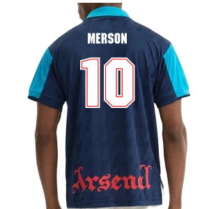 1995 Arsenal Away Classics Retro Shirt (Merson 10)