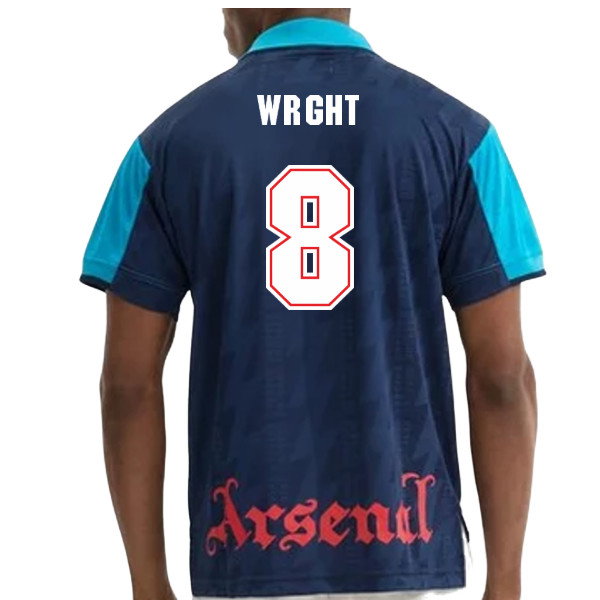 1995 Arsenal Away Classics Retro Shirt (Wright 8)
