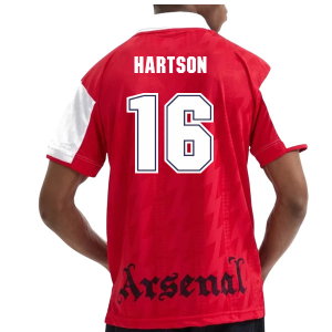 1995 Arsenal Home Retro Shirt (Hartson 16)