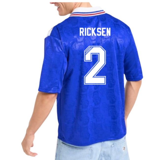 1996-1997 Rangers Retro Home Shirt (RICKSEN 2)