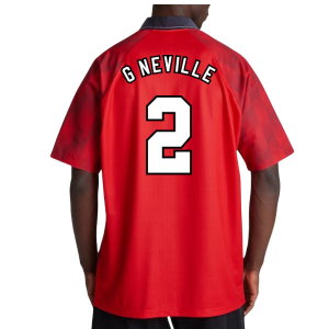 1996-1998 Manchester United Retro Home Shirt (G Neville 2)