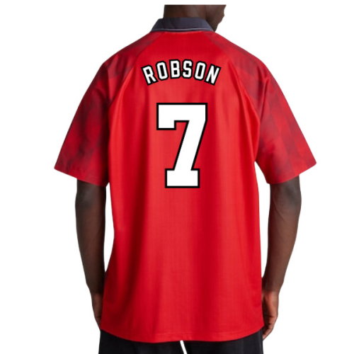 1996-1998 Manchester United Retro Home Shirt (Robson 7)