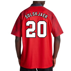 1996-1998 Manchester United Retro Home Shirt (Solskjaer 20)