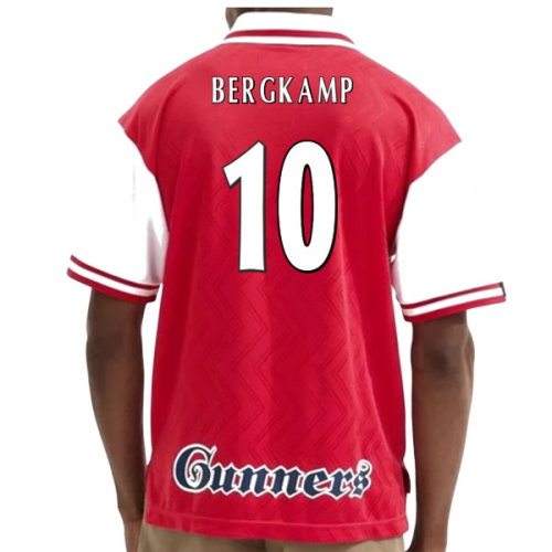 1996 Arsenal Home Retro Shirt (Bergkamp 10)