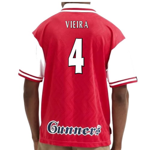 1996 Arsenal Home Retro Shirt (Vieira 4)