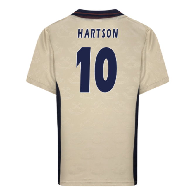 1996 West Ham Retro Away Shirt (Hartson 10)